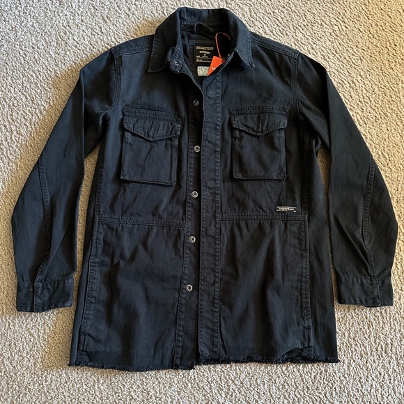 🆕SUPERDRY Crafted Overshirt - Picture 6 of 13